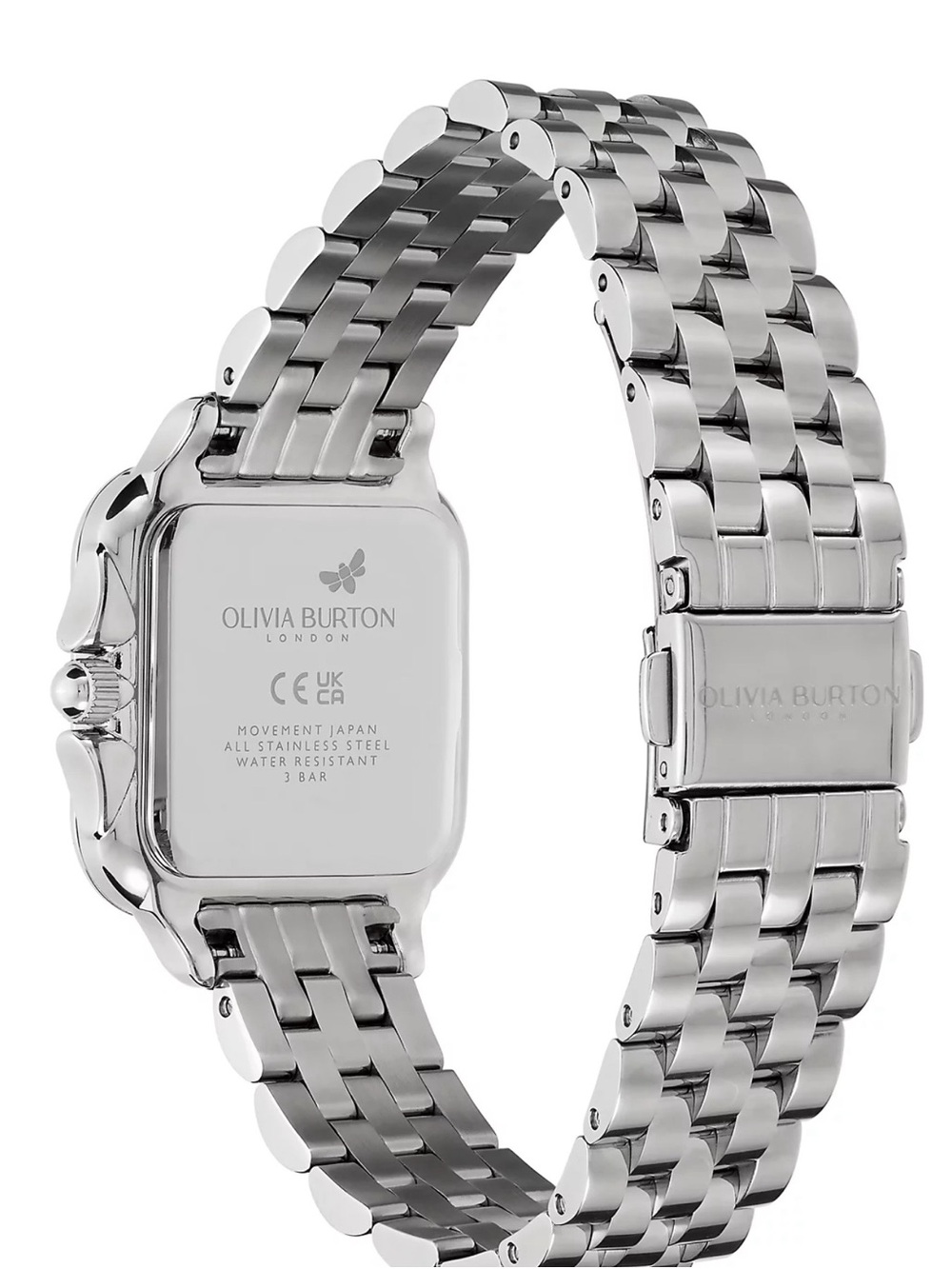 Olivia Burton London Grosvenor Silver Stainless Steel Watch 28mm - Picture 7 of 13